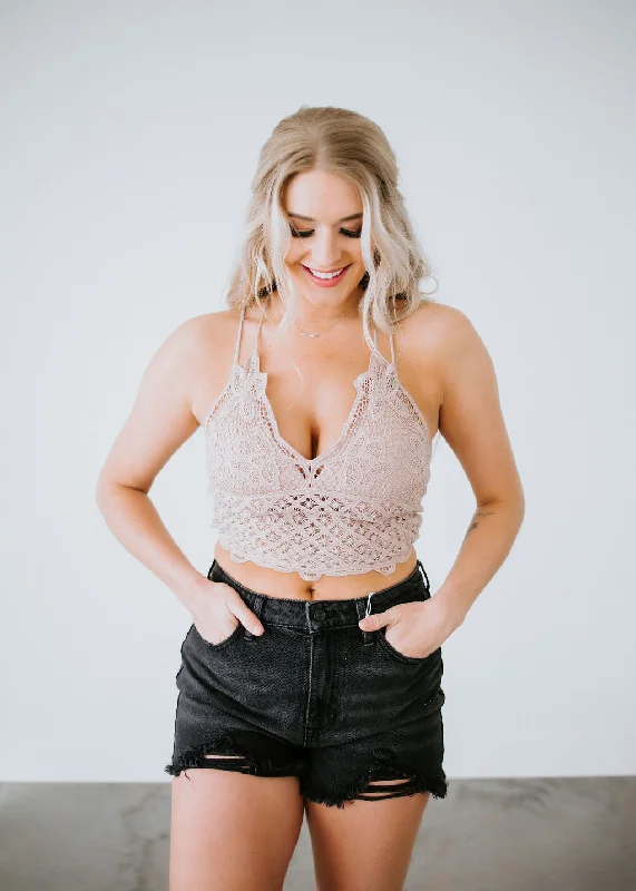 Jaymes Crochet Lace Crop Tank