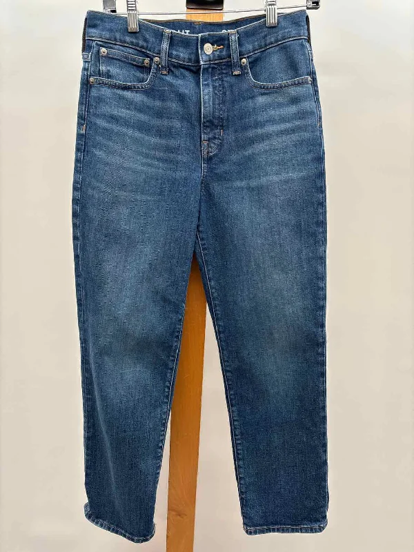 J Crew Women's Size 4 Blue Solid Jeans