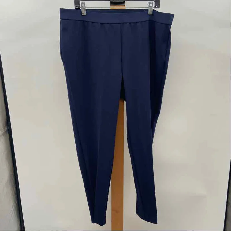 Talbots Women's Size 18W Navy Solid Pants