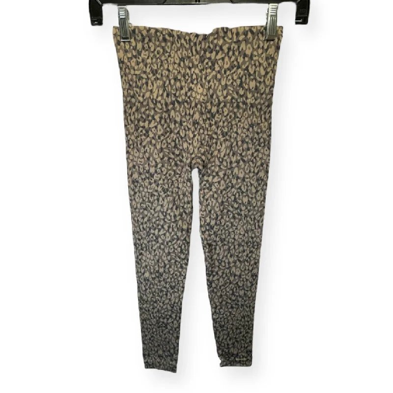 Animal Print Pants Leggings Spanx, Size Xs