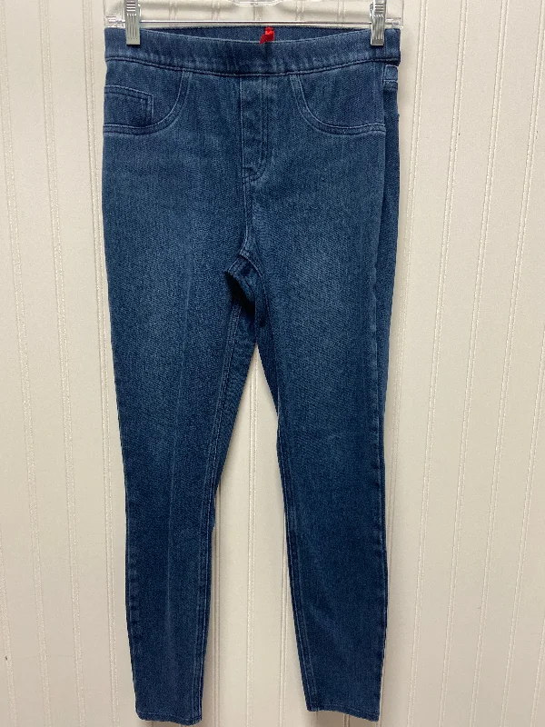 Blue Denim Pants Leggings Spanx, Size S