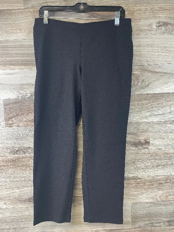 Black Pants Leggings Eileen Fisher, Size Petite  M