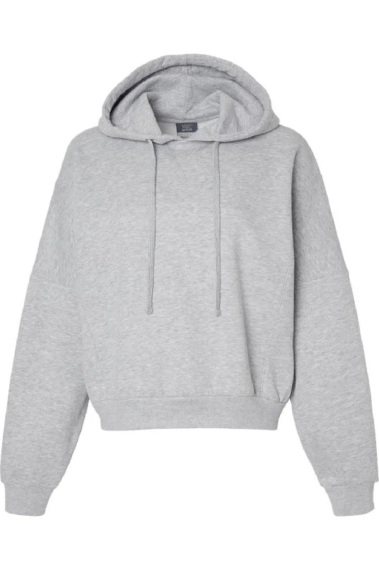 MV Sport Women´s Sueded Fleece Crop Hooded Sweatshirt