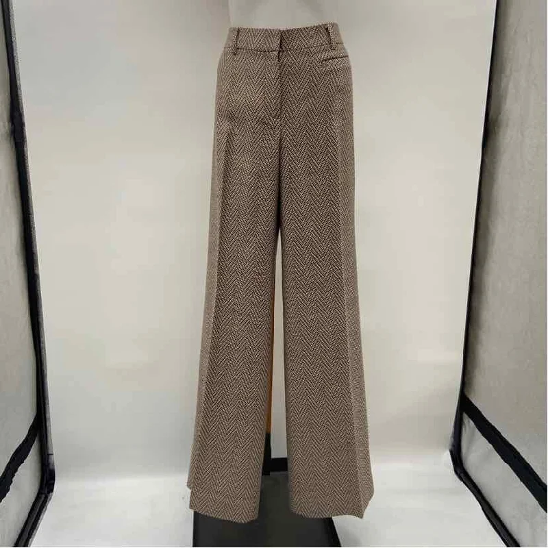 Per Se Women's Size 10 Tan chevron Pants