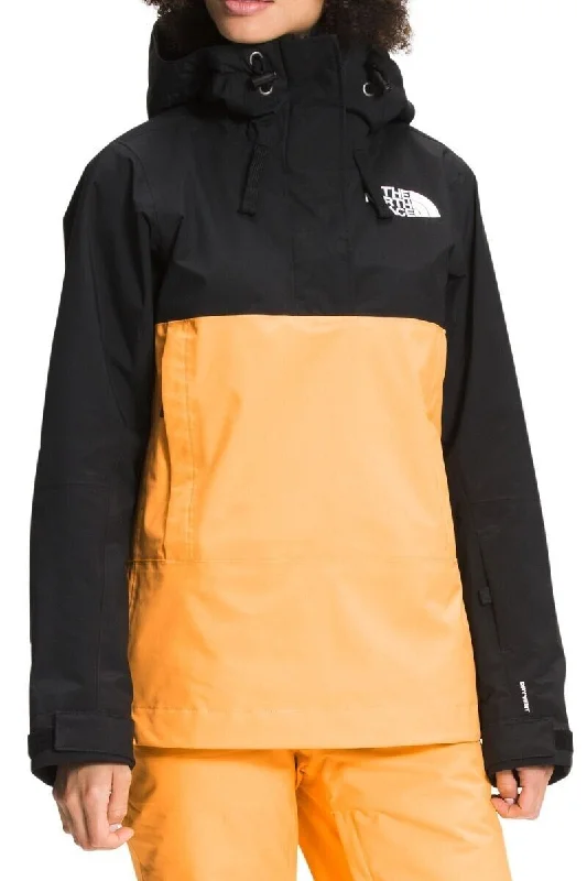 The North Face NF0A4R1G Women Black/Yellow Tanager Pullover Jacket Sz XS ONF1020