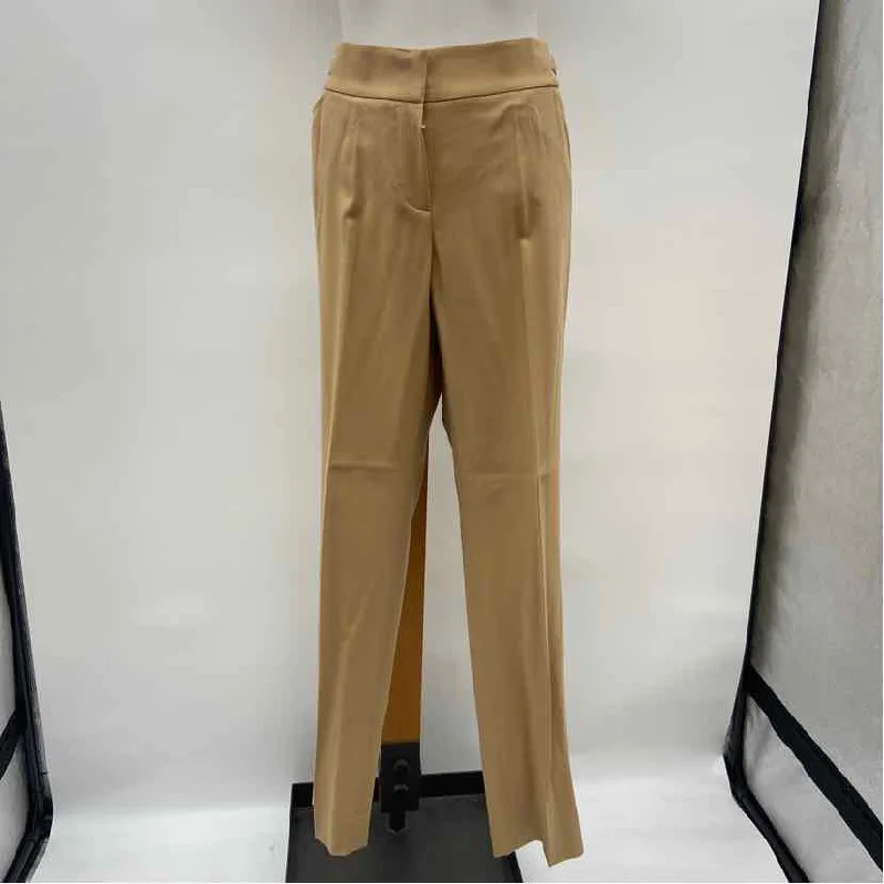 Per Se Women's Size 12 Tan Solid Pants