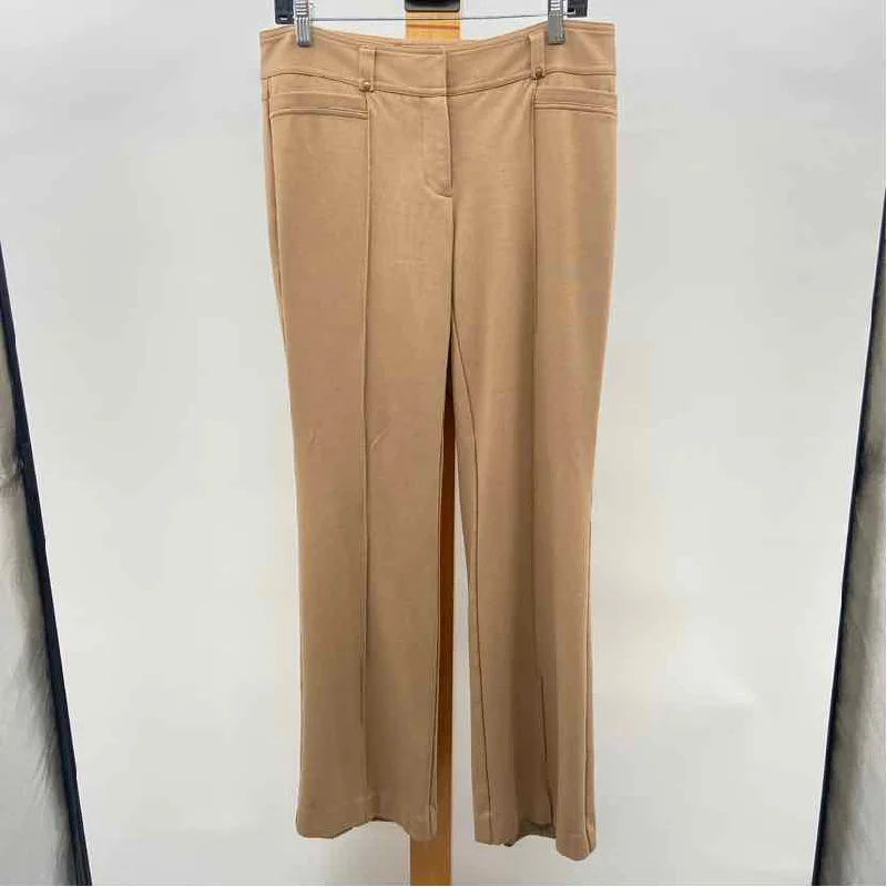 Cache Women's Size 8 Tan Solid Pants