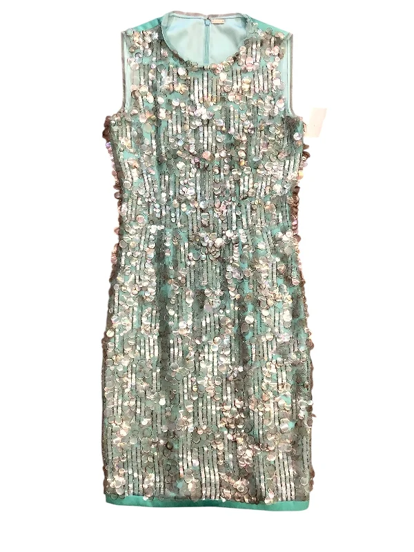 Dress Designer By Elie Tahari In Teal, Size: 0