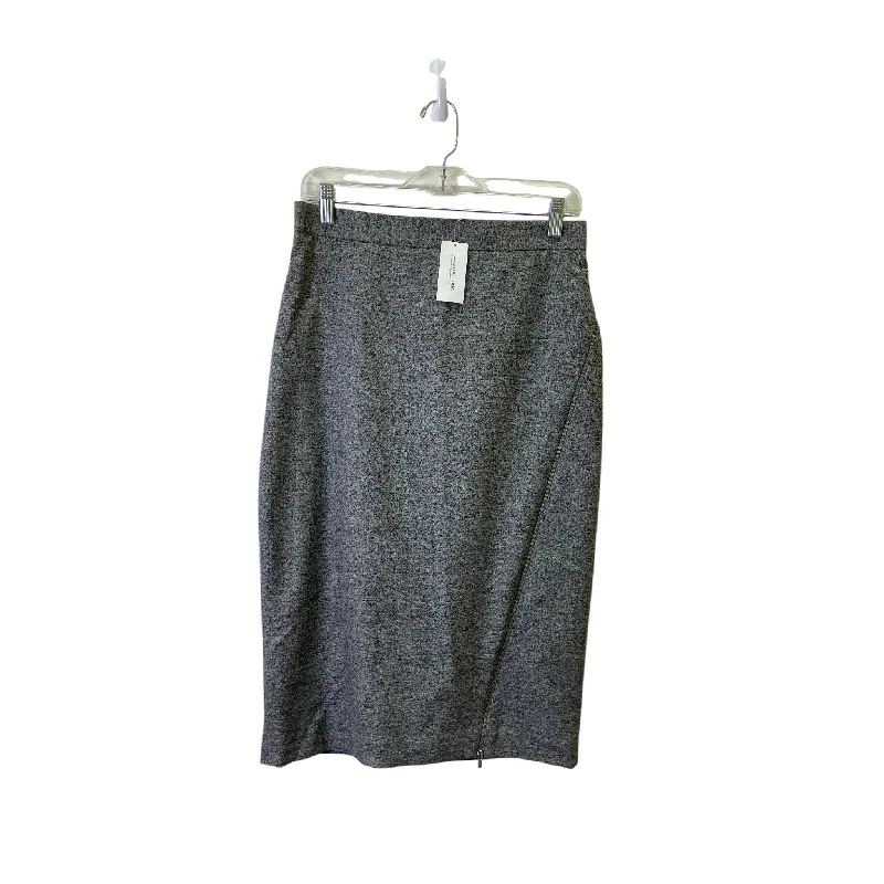 Skirt Midi By Banana Republic In Grey, Size:8