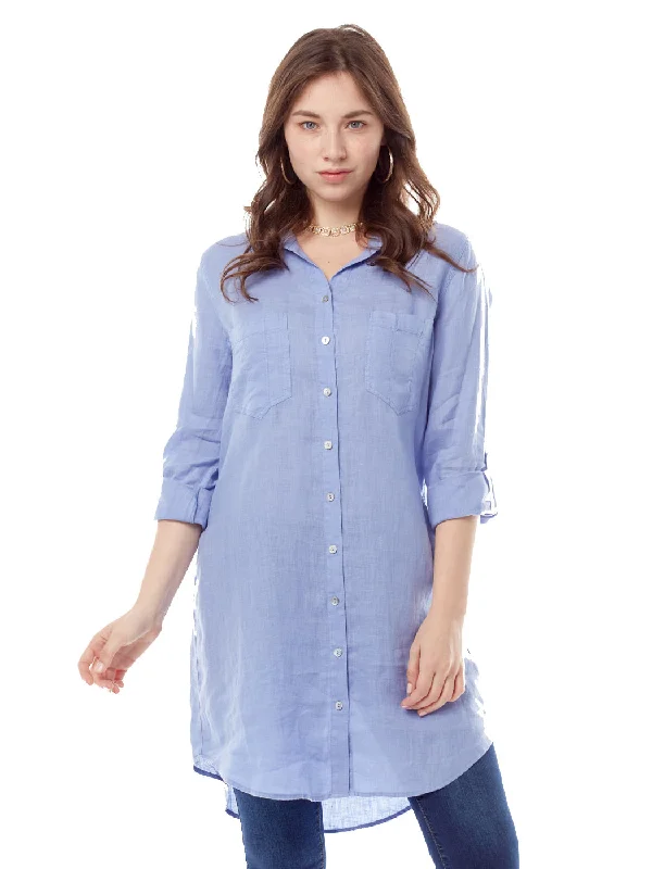 Tianello Linen "Savoir" Shirt Dress