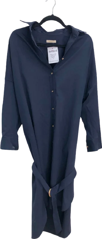 Loungedress Navy Shirt Dress Size F