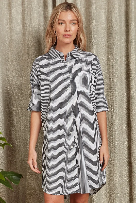 Tayla Poplin Shirt Dress