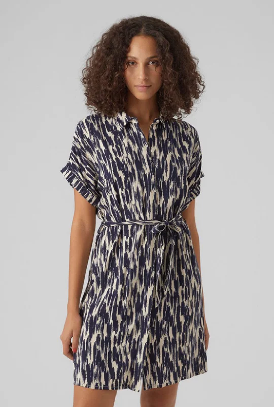 VERO MODA EASY JOY SS SHIRT DRESS