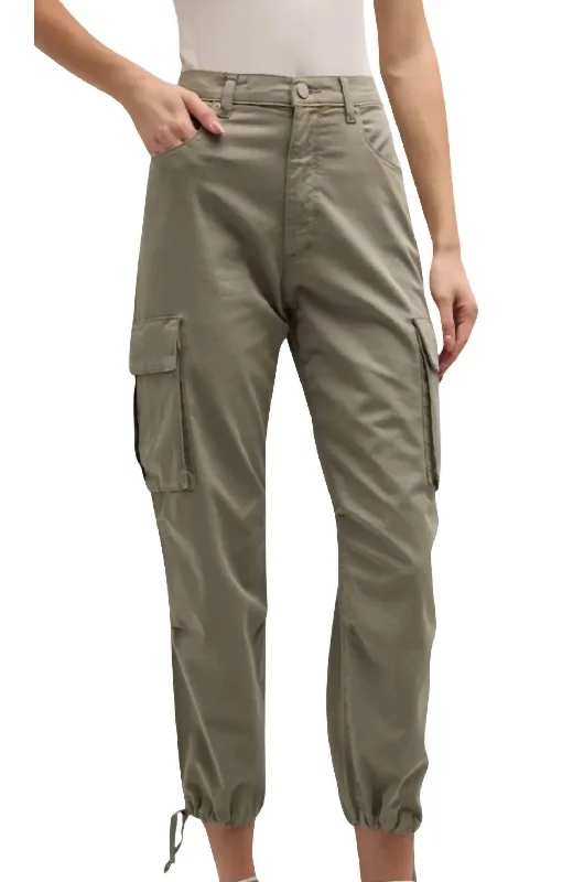 Gwen Jogger Cargo Pant In Alpine Green