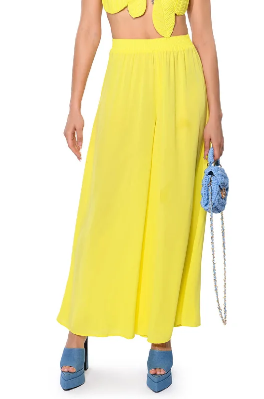 SUNSHINE BABY PLEATED PALAZZO PANT