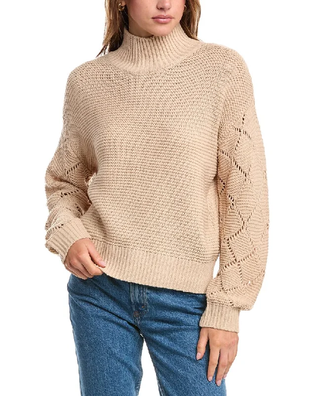 525 America Talia Diamond Stitch Pullover