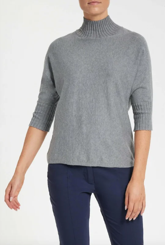 Ash Sweater In Heather Grey