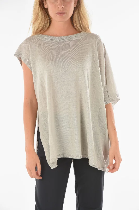 Ixos Asymmetical CURLIN Short-sleeve Sweater