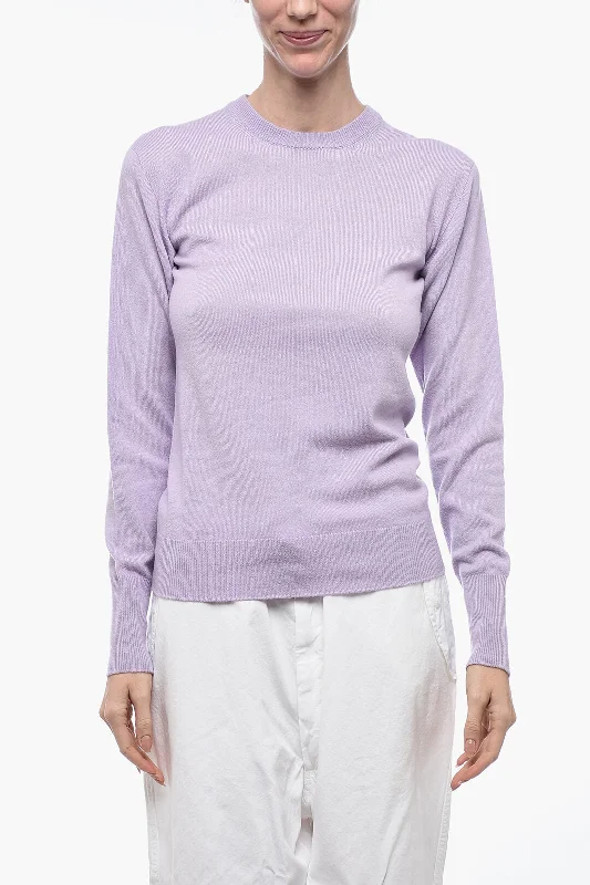 Jil Sander Crew Neck Pure Cashmere Sweater