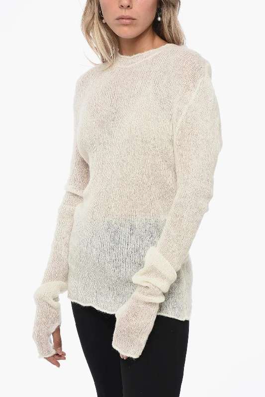 Rus Extra-Long Sleeved Open-Work Sweater