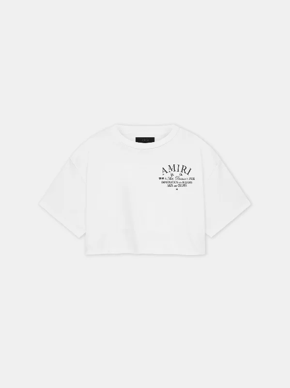 WOMEN - WOMEN'S ARTS DISTRICT CROPPED TEE - White